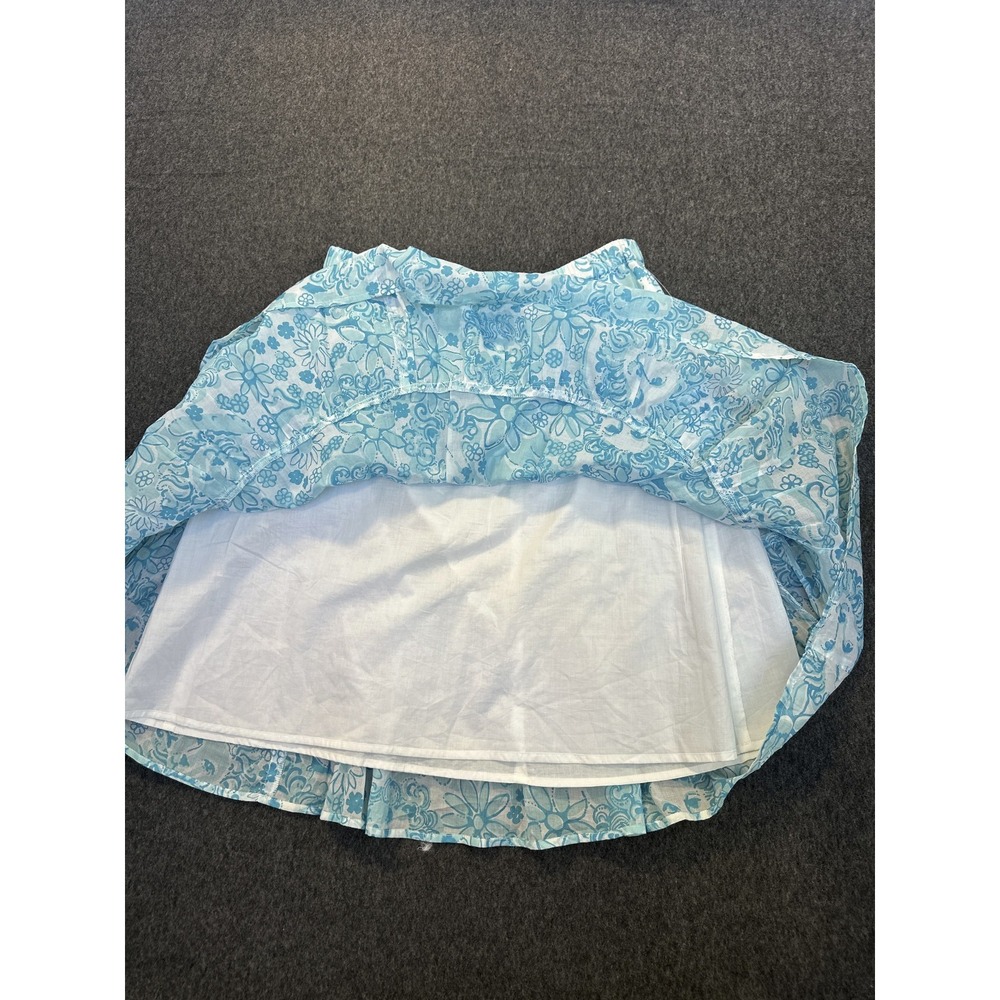 Lilly Pulitzer Tiered Knee Length Shopper Skirt Lion Cotton Size 8 New *Flaws - Picture 3 of 16